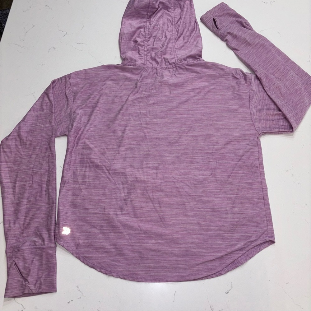All in Motion Lavender Hooded Shirt – Girls XL (14/16)  Lightweight & Comfy - Picture 8 of 9